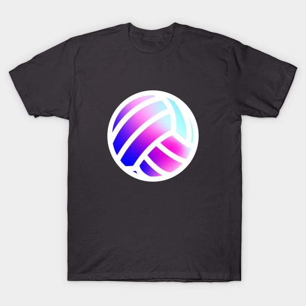 Gradient Volleyball T-Shirt by NatureGlow